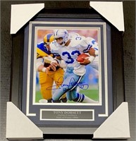 Autographed Tony Dorsett Cowboys Framed Photo