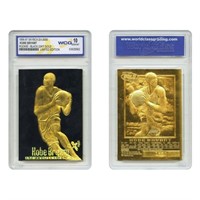 Rare 23K Black Gold Kobe Bryant Rookie Card