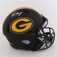 Autographed Brett Favre Packers Helmet