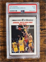 1991 Hoops #542 Jordan/Johnson Card