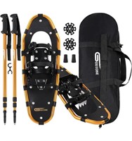 ALPS ADJUSTABLE LIGHT WEIGHT SNOW SHOES 30INSILVER