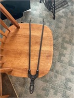 Antique coal tongs