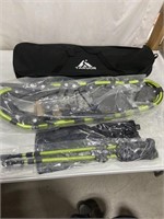SNOWSHOES AND POLES ADJUSTABLE WITH CARRY CASE
