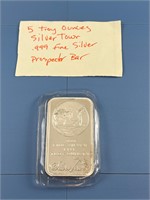 5 TROY OZ .999 SLIVER PROSPECTOR BAR