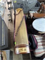 Chinese Guxheng 21 Strings 64" long w/ 2 stands