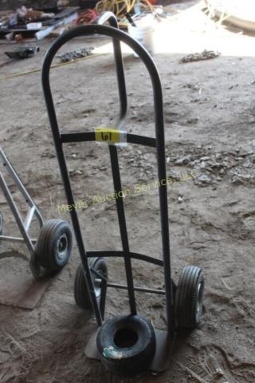 Black 2 wheel cart