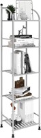 5 Tier Bathroom Storage Open Shelf Unit  Free-Stan