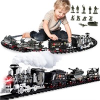 deAO Electric Train Set for Kids Christmas Train T
