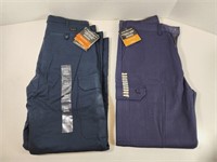 NEW Cargo Work & Fleece Lined Stretch Pants x2