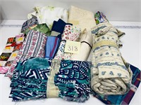 Vintage Fabric Sections Multi Patterns