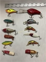 Pluges and crank baits (rattles)