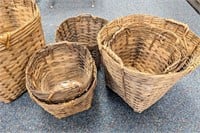 Collection of Vintage Woven Baskets
