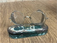 Vintage Goggles with Case