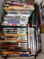 BOX OF DVDS, MISC
