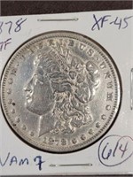 1878 MORGAN SILVER DOLLAR