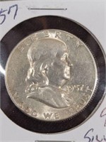 1957 FRANKLIN HALF DOLLAR