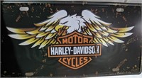 HARLEY DAVIDSON PLATE