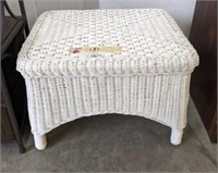 WICKER FOOTSTOOL