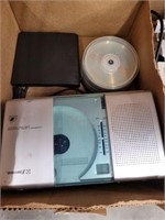 EMERSON CD PLAYER AND ASSORTED CDS