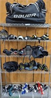 LARGE LOT OF ASSORTED HOCKEY SUPPLIES