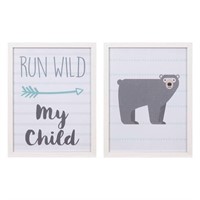 Patton Wall Décor Run Wild My Child Framed Set