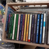 crate of Christmas & Classical Music CDs