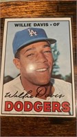 Willie Davis Dodgers Auto Issue Topps #160