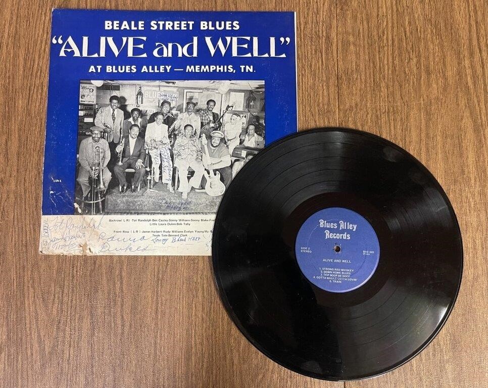 Autographed Beale Street Blues-Alive & Well