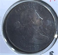 1802 Large Cent F Normal Reverse Nice