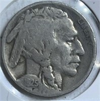 1925S Buffalo Nickel  VG