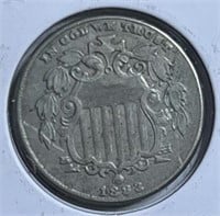 1883 Shield Nickel VF+