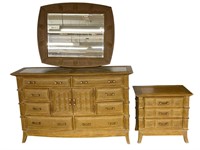 Henry Link Faux Bamboo Dresser group