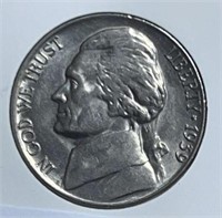 1939 Jefferson Nickels