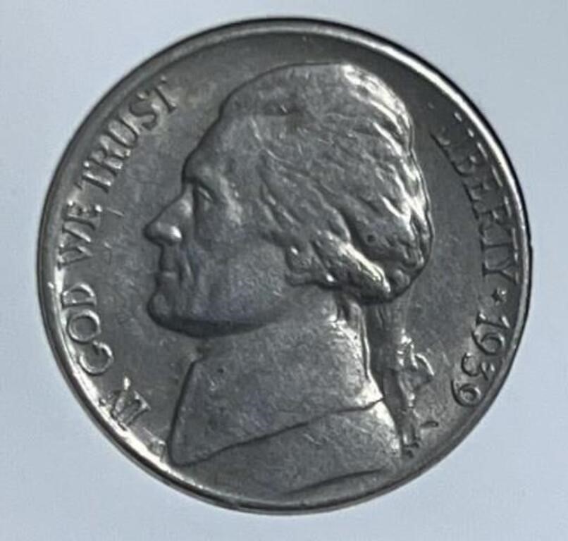 1939S Jefferson Nickels