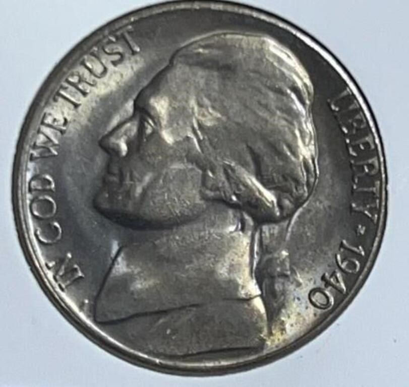 1940S Jefferson Nickels