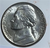 1942S Jefferson Nickels