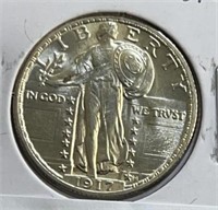 1917 Standing Liberty Quarter MS Full Head T2