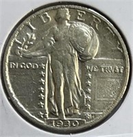 1930S Standing Liberty Quarter XF/AU