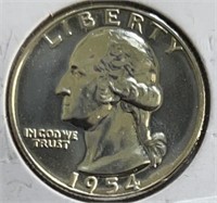 1954 Washington Quarter Gem Proof