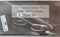1996PD  Mint UNC Set w/ W Dime