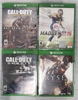 (4) XBox One Games - (2) Sealed