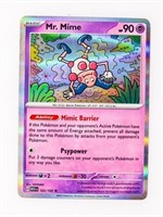 Holo Mr. Mime - 122/165 Rare Scarlet and Violet 15