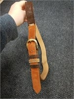 Vintage leather belt, size large
