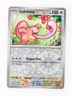 Reverse Holo Lickitung 108/165 Common Scarlet and