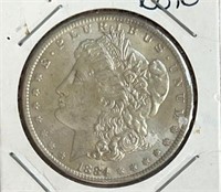 1884O  Morgan Silver Dollar
