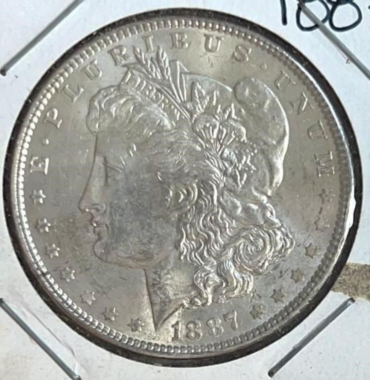 1887  Morgan Silver Dollar