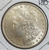 1889  Morgan Silver Dollar