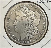 1889CC  Morgan Silver Dollar