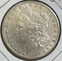 1889S  Morgan Silver Dollar