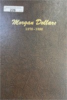1878-1890 Morgan Dollar Album NO COINS